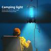 2-in-1 Portable Camping Light and Mosquito Zapper 2000V Electric Bug Zapper Outdoor Lamp Built-in