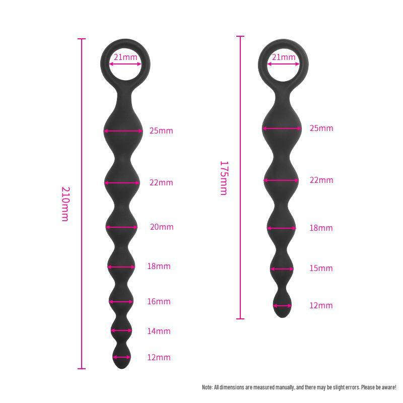 Silicone Anal Beads & Plug - Chrysanthemum Dilator for Training