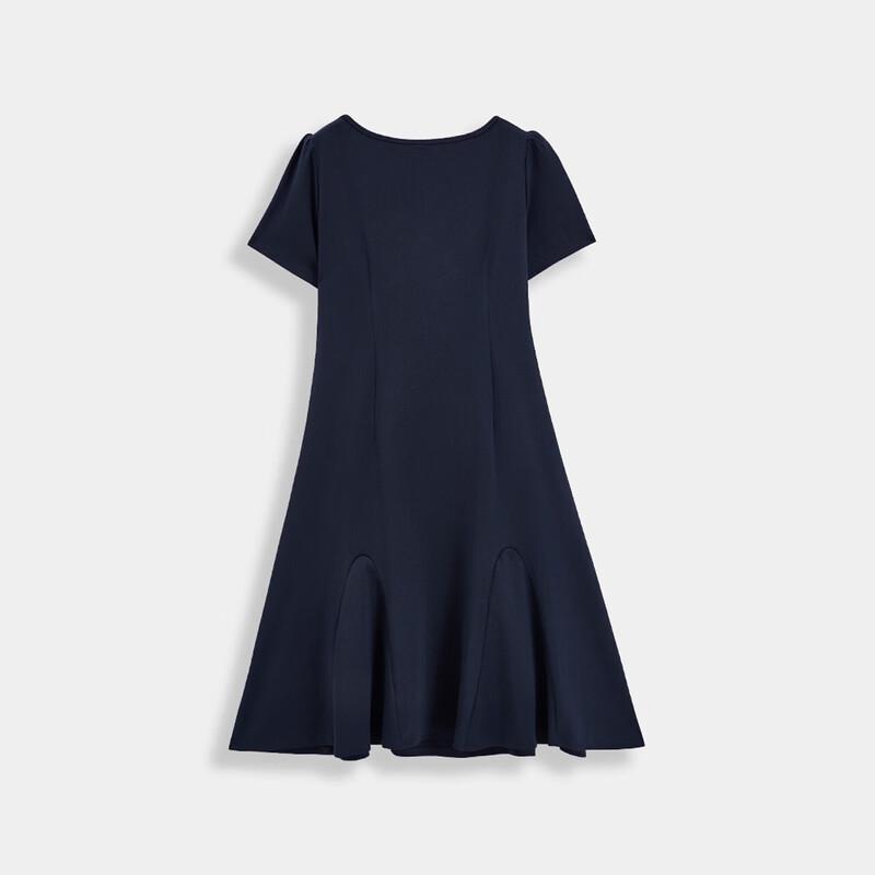 IEF Petite French Elegant Slimming Summer Long Dress