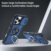 Armor Magnetic Bracket Phone Case for IPhone 17 Pro Max 16 15 Plus 14 13 12 Pro for MagSafe Wireless Charging Ring Holder Cover