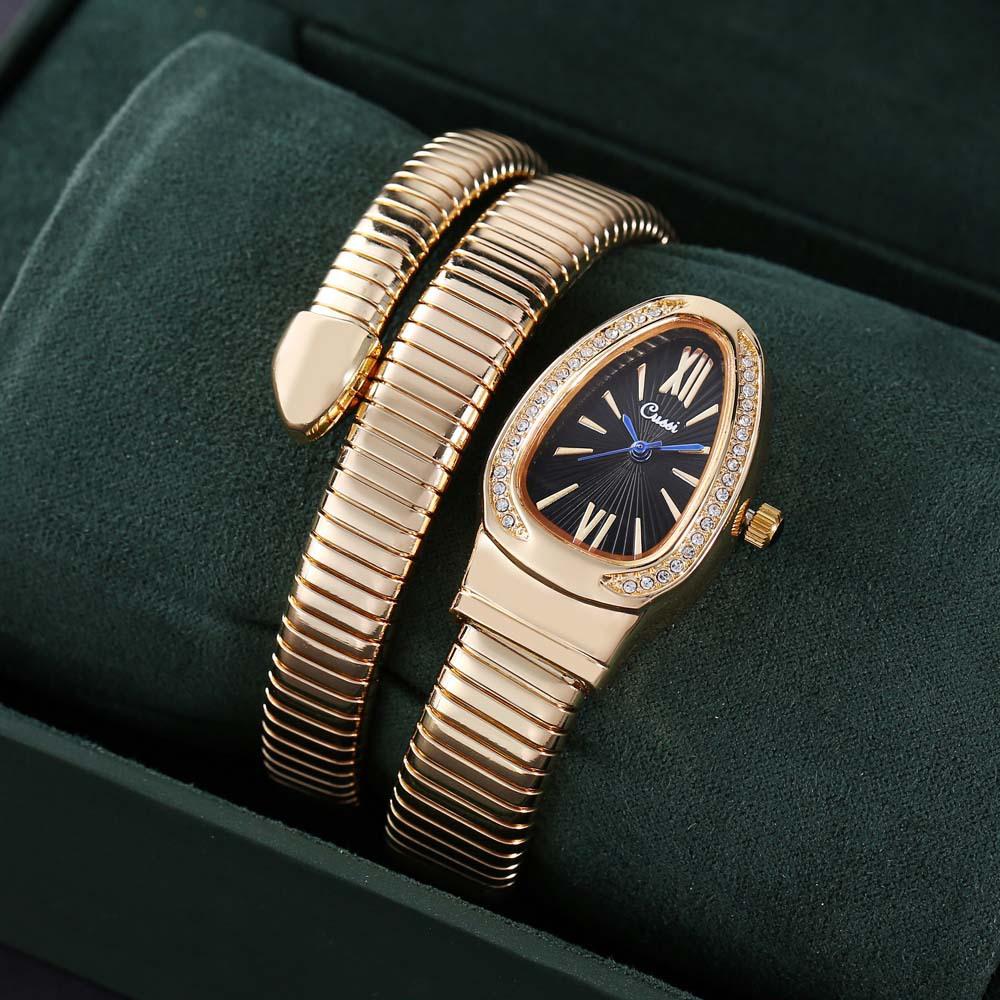 Schlangenarmbanduhr Damenarmbanduhr Quarzuhr