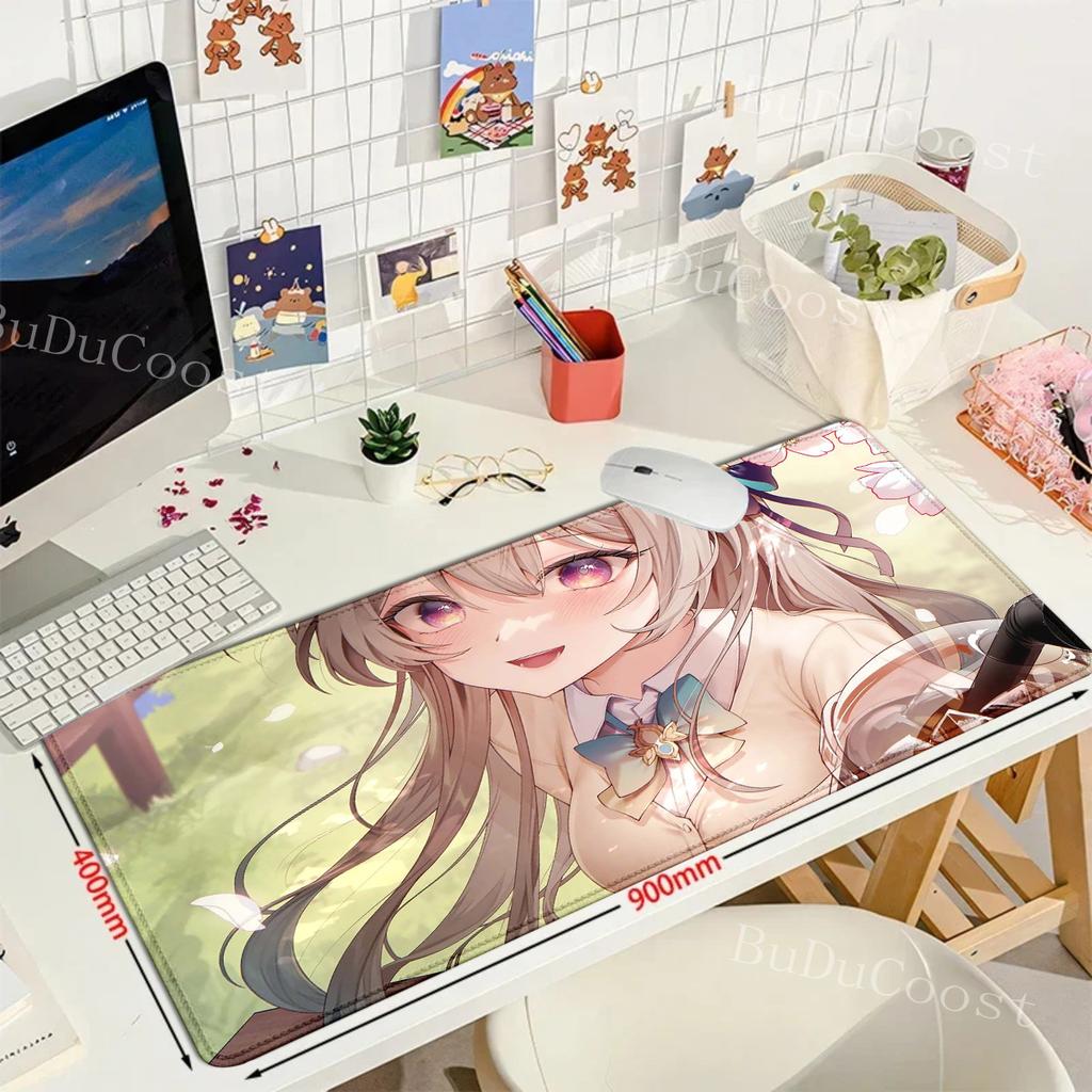 game Firefly mouse pad Honkai Star Rail Large XXL teclado mousepad Computer Keyboard Padding Anime Gaming Accessories Desk Mat