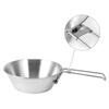 Outdoor Verdicken 304 Edelstahl Klapp Tragbare Picknick Schüssel Camping Kochgeschirr Utensilien