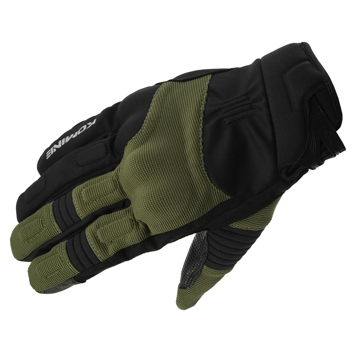 

Komine Motorcycle Gloves Hannibal Protect Winter XL GK-8184 Gloves, Olive,