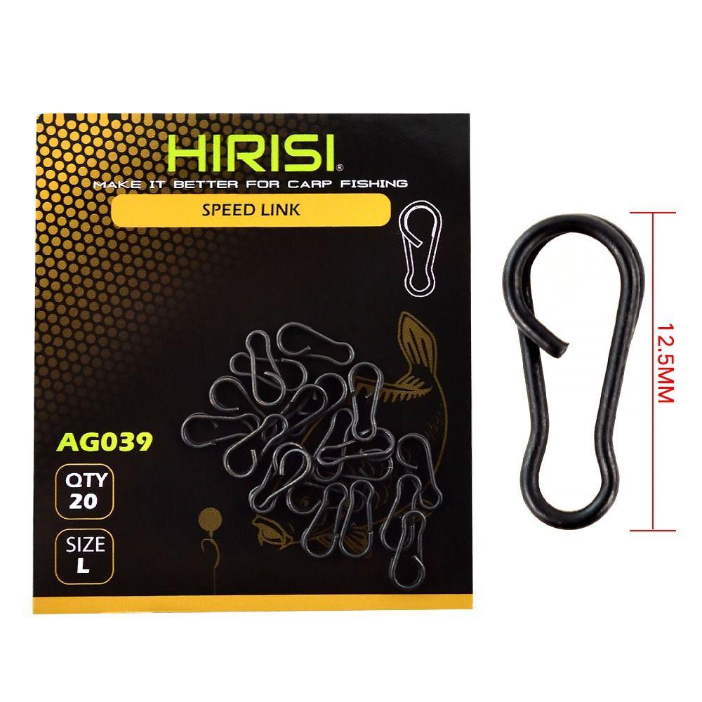 Stainless Steel Fishing Hanging Snap Quick Change Line tackle Speed Links Swivel Fast lock Carp Terminal Tackle Connector