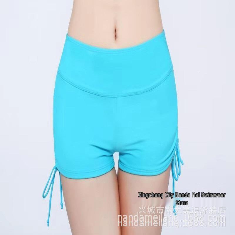 2025 Women's Anti-Exposure Boyleg Bikini Yoga Shorts Swimwear