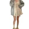 Women's Korean Style Bow Knit Cardigan - Loose Fit, Autumn/Winter 2025 Collection