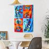 Fish Wall Decor Tapestry Art For Pet Memorial Birthdaywedding Party Backdrop Family Gift