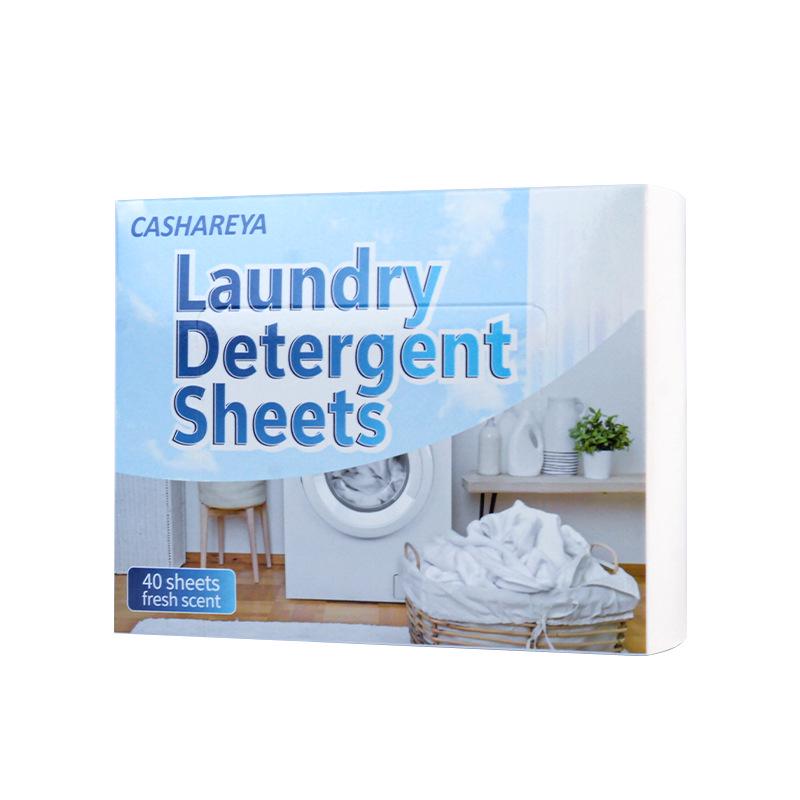 Concentrated Stain-Removing Laundry Sheets - Portable and Effective