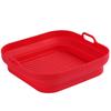 Foldable Silicone Air-Fryer Basket High Temperature Resistance Air-Fryer Pan Kitchen Supplies