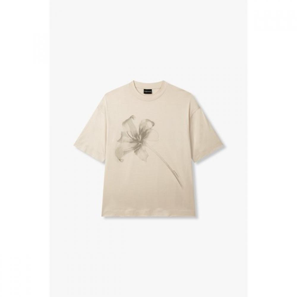 Emporio Armani Men Flower PrinT ShorT Sleeve T shirT A515126070 M
