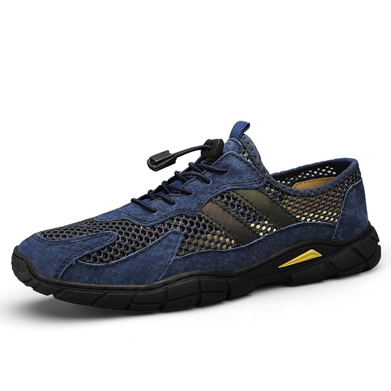 Summer Men Breather Mesh Casual Shoes Men Loafers Comfortable Moccasins Man Flats Shoes