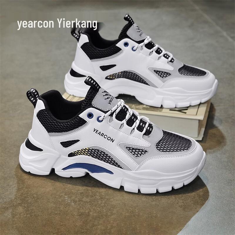 Yierkang Men s Summer Breathable Mesh Casual Shoes 40