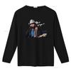 Merle Haggard Signature Cotton T Shirt Musician Design All Sizes S M L XL 2345XL vintage Washed Soft Top For Everyday Wear