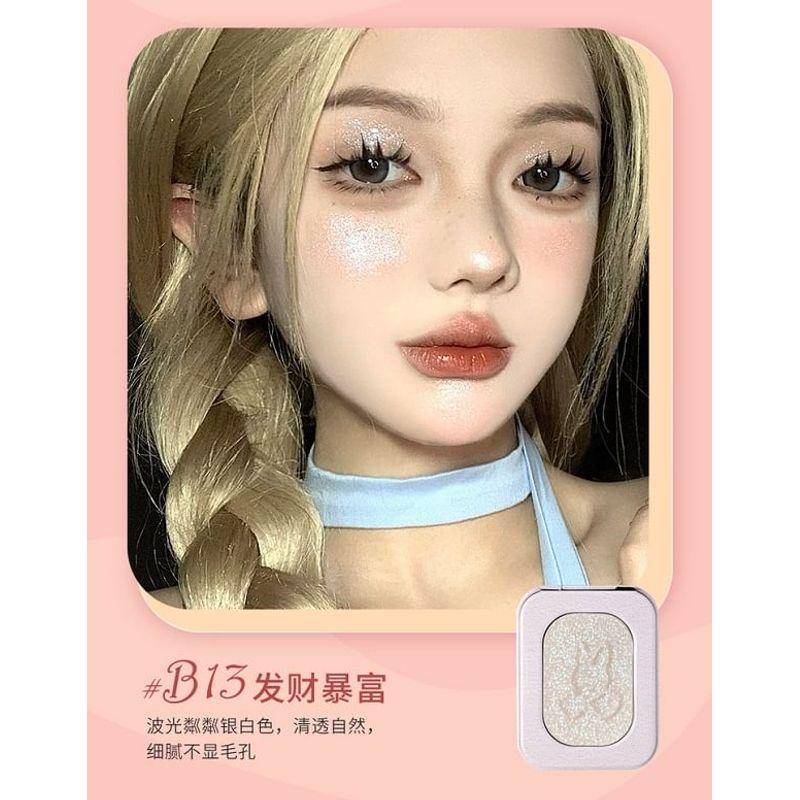 YIGU DIGU - Retro Metal Box Bling Highlighter - 6 Colours