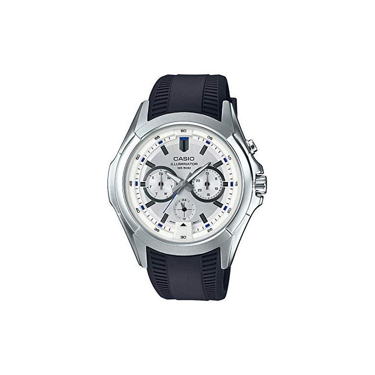 CASIO Унисекс Стандартная серия 46,8 мм Белые часы MTP-E204-7AVDF MTP-E204-7AVDF White Dial