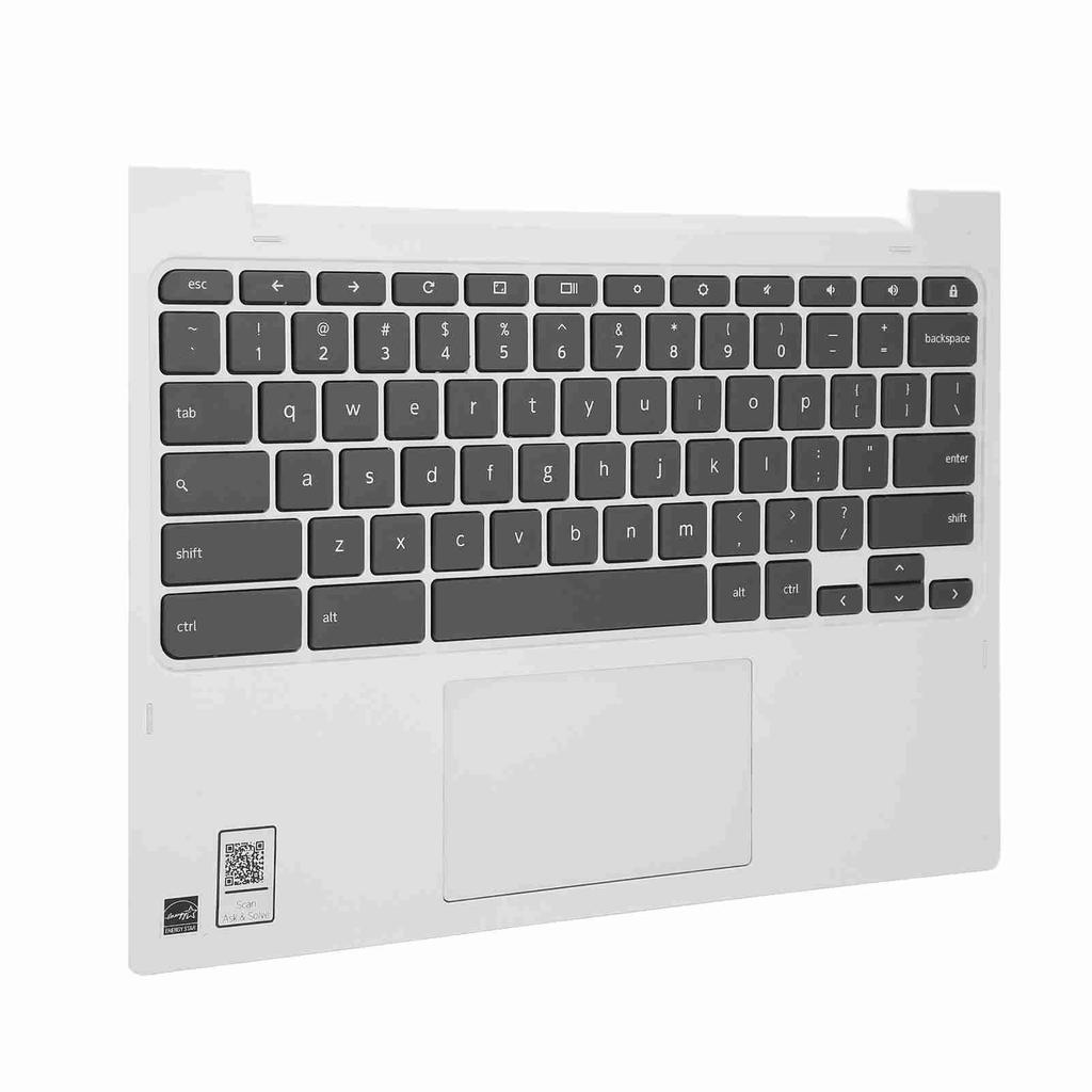 Carcasă palmrest cu tastatură pentru laptop Lenovo Chromebook C330 81HY, aliaj de aluminiu, palmrest