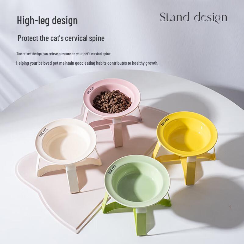 Changbaosen CUTE PETS Elevated Ceramic Pet Bowl