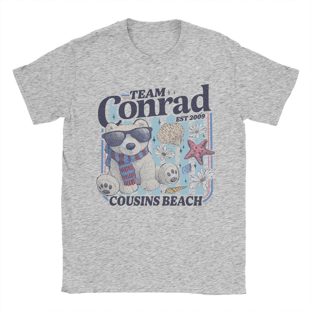 Conrad Fisher The Summer I Turned Pretty T-Shirt for Men  Leisure 100% Cotton Tee Shirt Round Neck Short Sleeve T Shirts