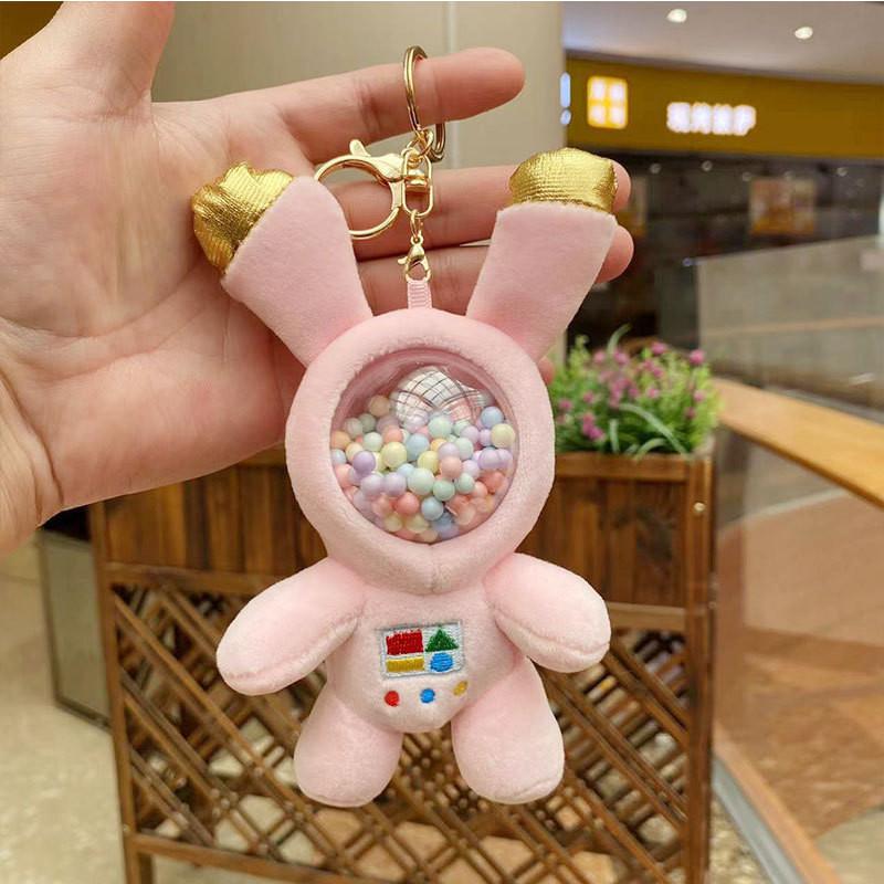 Unique Plush Bear Astronaut Keychain In Soft Colors Perfect For Children Birthday 15cm Gift
