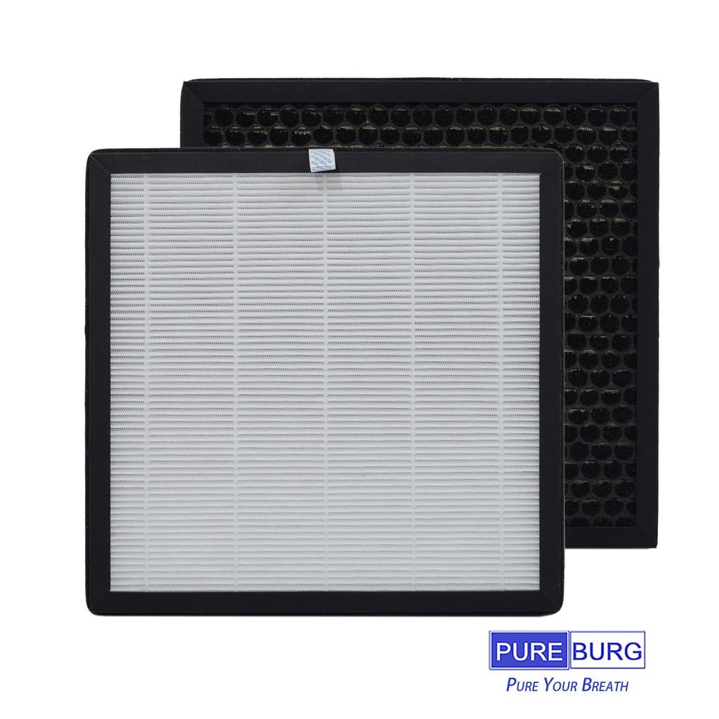 PUREBURG Replacement Compatible with AMEIFU FXAP2JPW FXAP2W VEWIOR A3 Air H13 Dust Collection Deodorization Integrated Type Filter, & ClearAir-A3