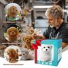 Realistic Stuffed Animal Dog Walking Electronic Interactive Dog Barking Electronic Robot Dog for Kids Age 3-6