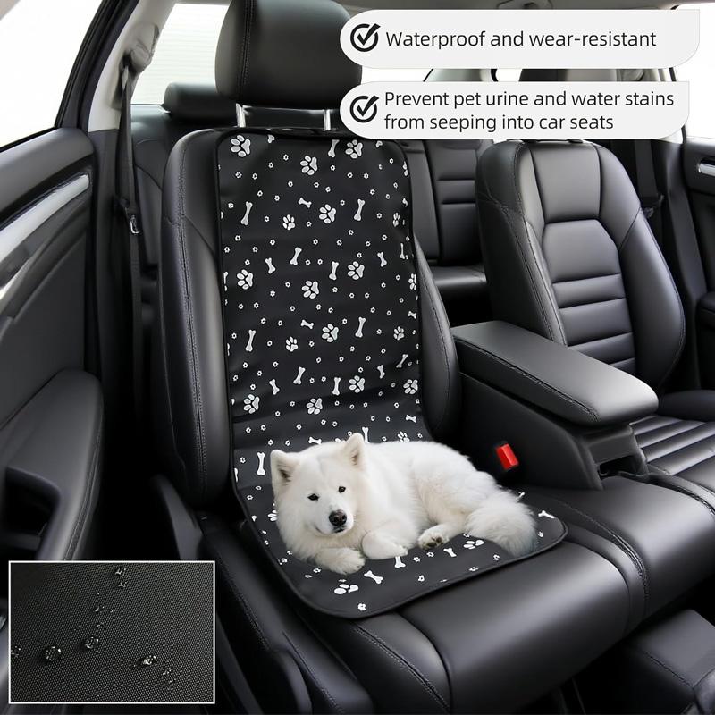 Car Rear Seat Dog Seat Cover Protector Mat Durable Oxford Cloth Anti Scratch Easy Clean Travel Pet Universal Fit Accessory