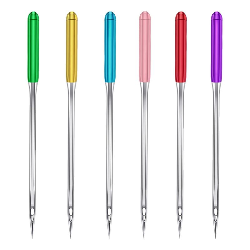 Feb.6 Sizes Universal Sewing Machine Needles Regular Point Flat Shank Needle Compatible With For Singer Brother,Janome