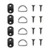 Flat Screen Net Fixings Clips Ring Loop Tie Down Hook Part Fixings D-type Pull Ring  SUV Pickup