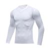 Men's Quick-Drying Long-Sleeve Athletic Bodysuit - High Elasticity & Breathable Fitness Wear
