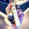 Cartoon Sweet Luo Xiaohei Keychain Beautiful Silicone Key Ring Couples For