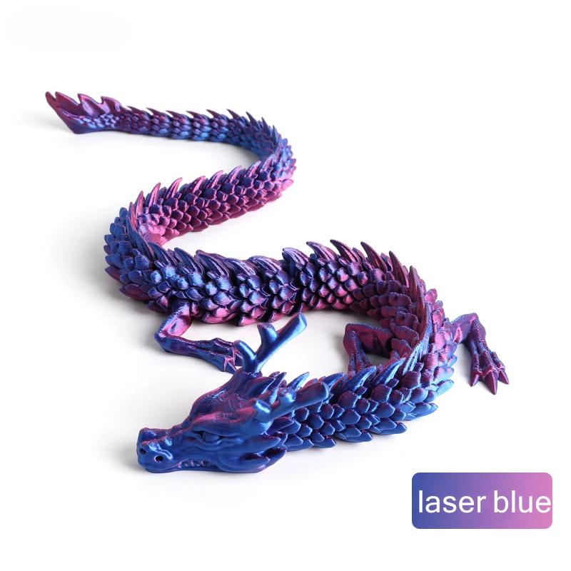 

3D-печатные украшения в виде сиамских драконов, подвижные мультяшные растения, креативные растения-драконы, рокарий, украшение для ландшафтного дизайна аквариума, 30 см 60cm
