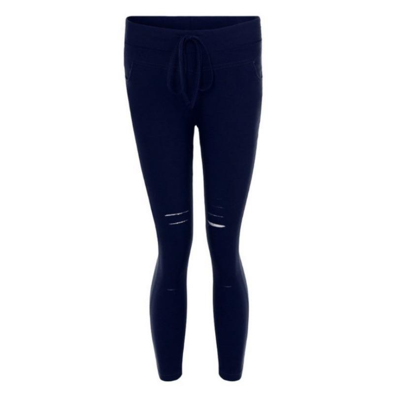 Casual Pants Pencil Pants Hole Breaking Women's Bottom Pants