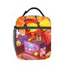 Bludud Forsakens Heat-keeping Meal Tote Compact Meal Container Thermal Bag Tote Lunch Box Professional Outside Meal Pouch