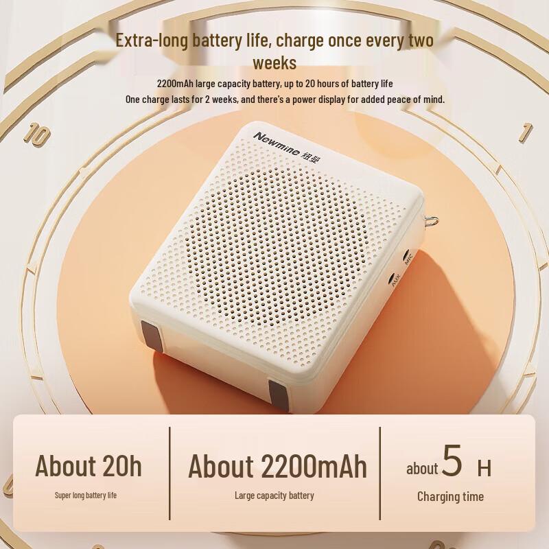 NEWMINE U-225 Portable Bluetooth Amplifier with Headset Microphone