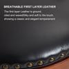 Cow Top Leather Wooden Bar Stools, 360 Degree Swivel Bar Height Chair with Backs for Home Kitchen Counter, Morden Chair Barstools
