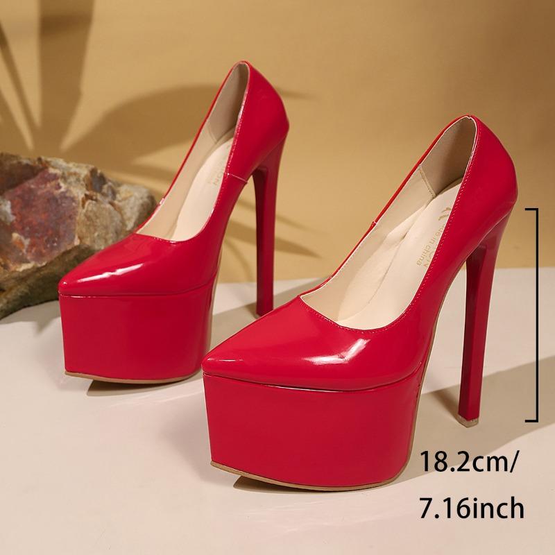 Night club high heels women. Cm thin heel water table sexy super high heel single shoes shallow mouth pointed head catwalk single shoes women