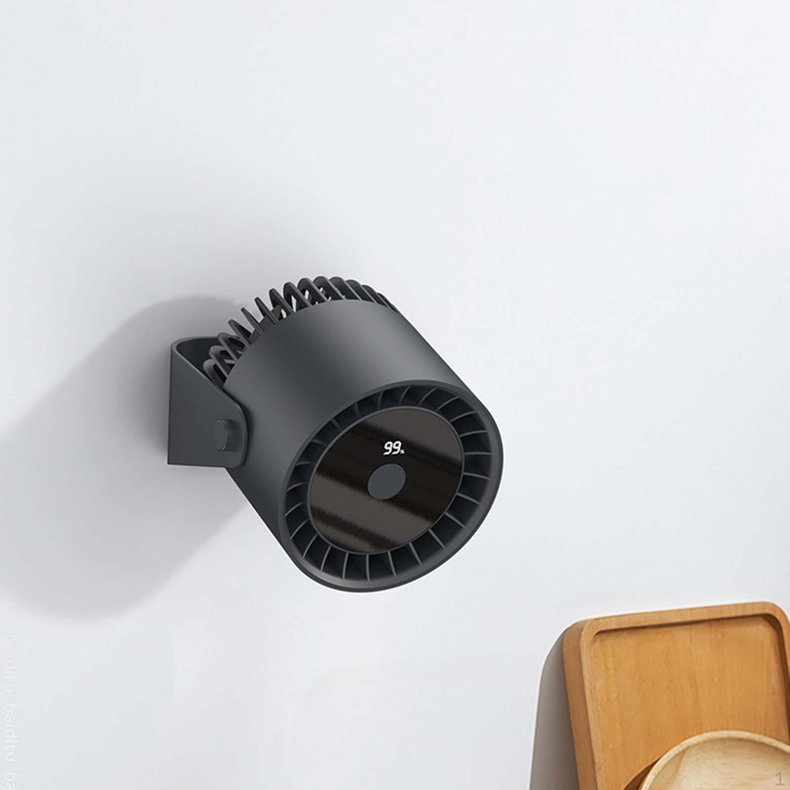 

2 в 1 Настольный и настенный вентилятор двойного назначения с воздушным охлаждением Мини Портативные электрические вентиляторы для кухни темно серый