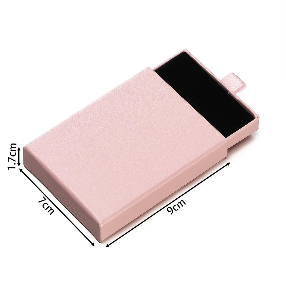 Creative Drawer Jewelry Packaging Box Necklace Ring Earing Bracelet Storage Organizer Display Stand Solid Color Paper Gift Boxes