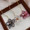 Hand-Woven Flower Earrings, Earrings, Temperament Retro Mori Fresh And Sweet Exquisite Earrings, Pearls Are Smart And Super Fairy