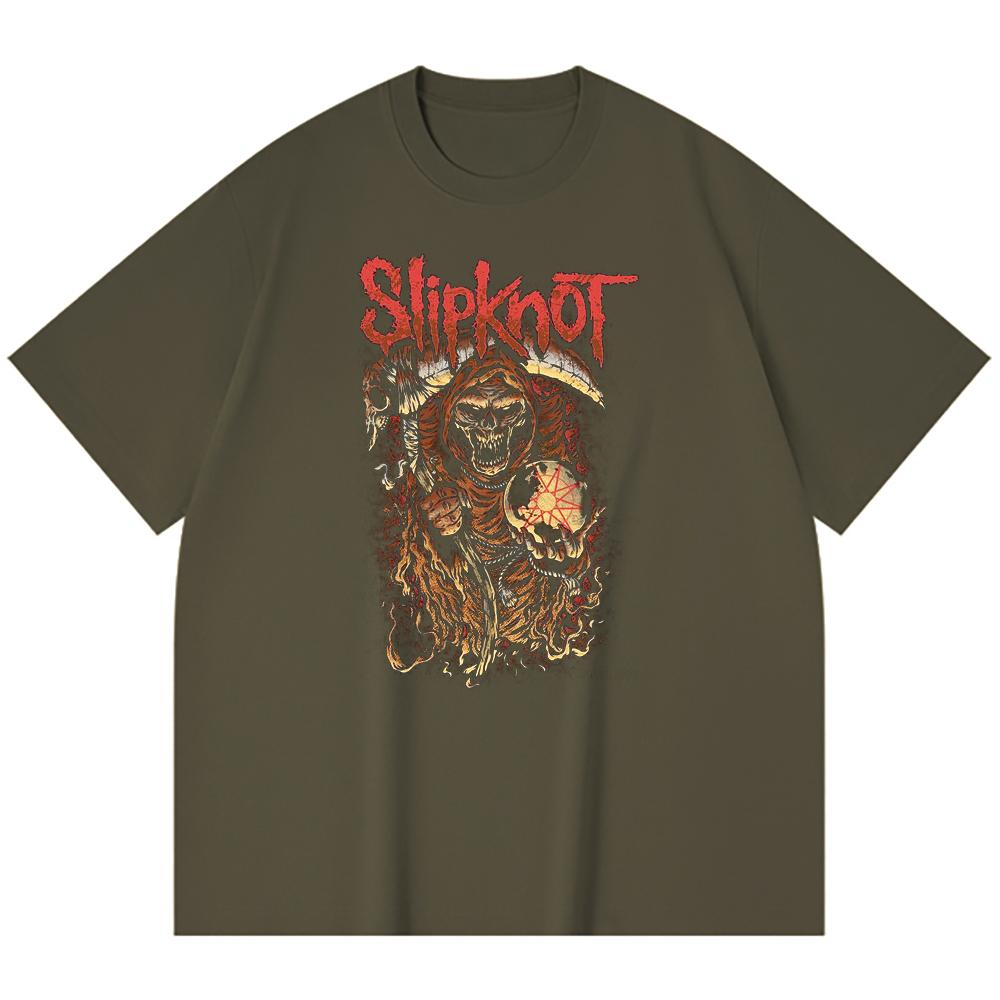 230 Gsm 100% Cotton Heavy Metal T-Shirt Rock Band Popular Music Print Unisex Heavy Cotton T Shirt
