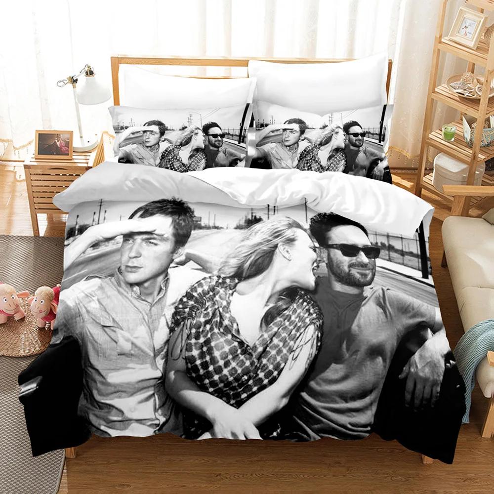 3D Printed Big Bang Theory Bedding Set TBBT Duvet Cover 3Pcs Cover Single Twin Quilt Bedclothes Cover Home Textile