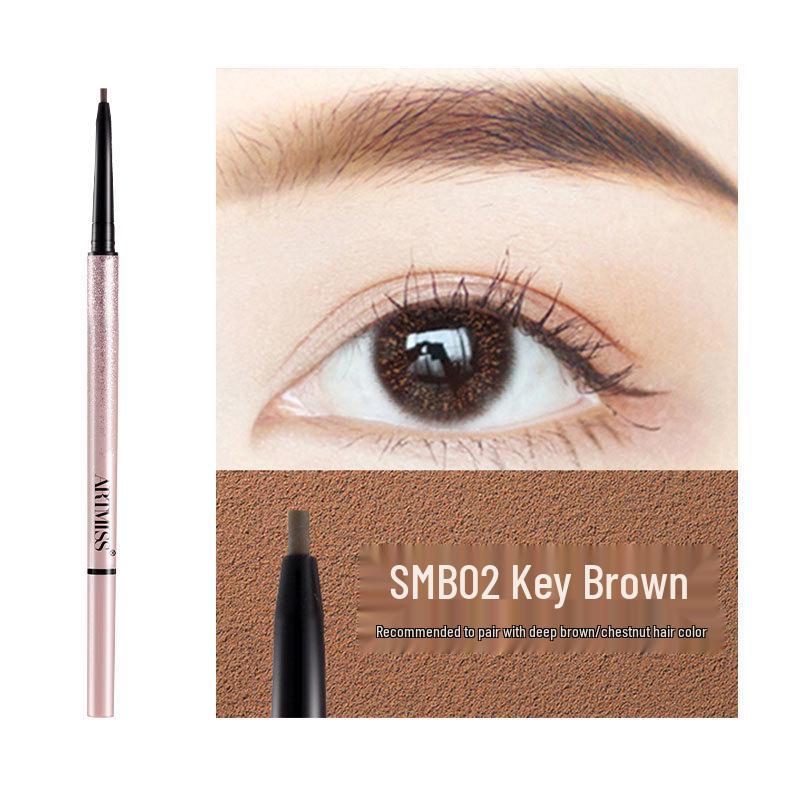 

Двусторонний стойкий водостойкий карандаш для бровей