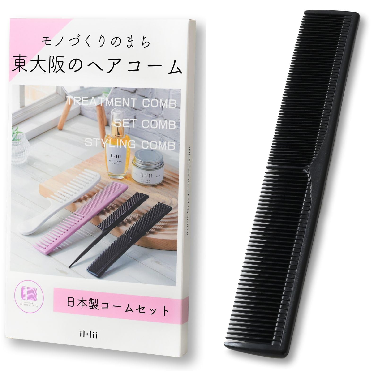 

Расческа iMii Comb Ladies Comb набор расчесок, изготовленных в Японии в городе Хигаси, лечебная расческа, грубая, большая расческа, одна штука [для волос]