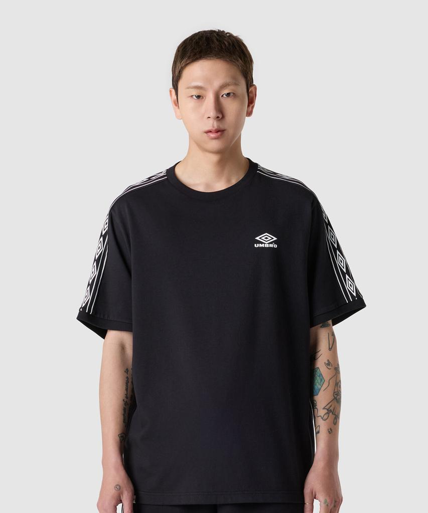 UMBRO Hbl Og Side Diamond Short Sleeve T-Shirt Black (Uq321Crs81)