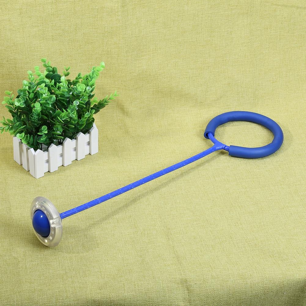 Einbeiniges Seil SUNROZ mit LED-Rolle Flash Jumping Kinderspielzeug Hüpfball Kickball