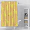 Little yellow duck cute animal Shower Curtain Waterproof Polyester Fabric Paint Bath Curtain Home Bathroom Decor Curtain Hook