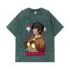 275 GSM Washed T-shirts 100% Cotton Berserk V12 Casca Print Unisex Heavy Cotton T Shirt