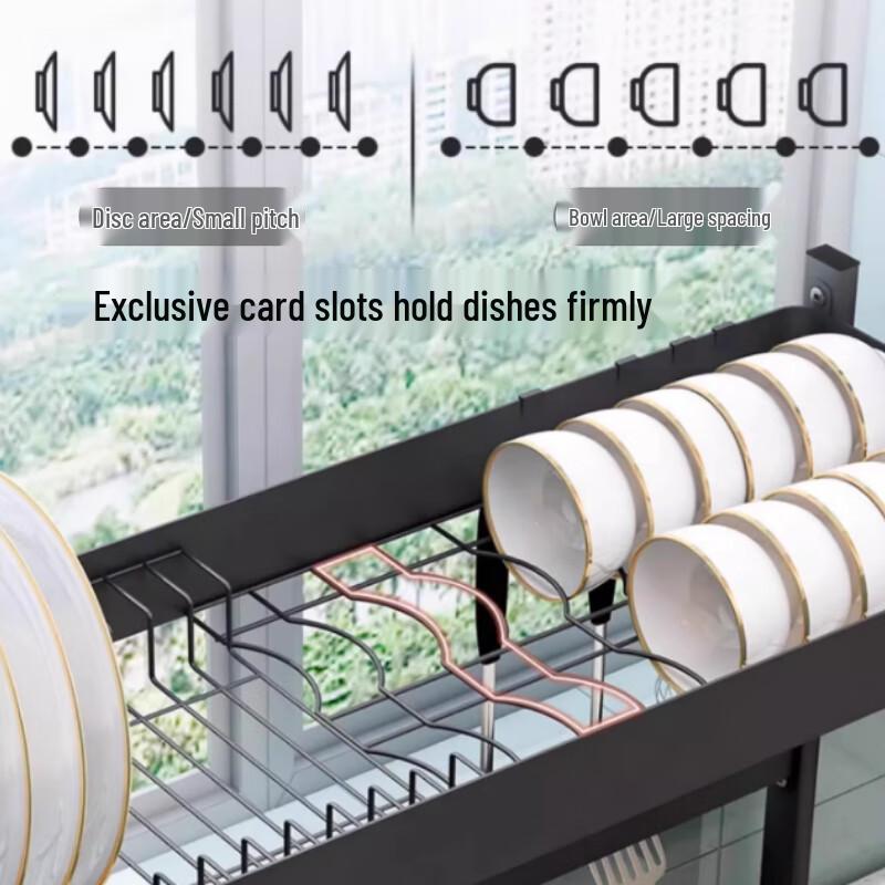 Upgraded Double-Layer Stainless Steel Dish Drying Rack