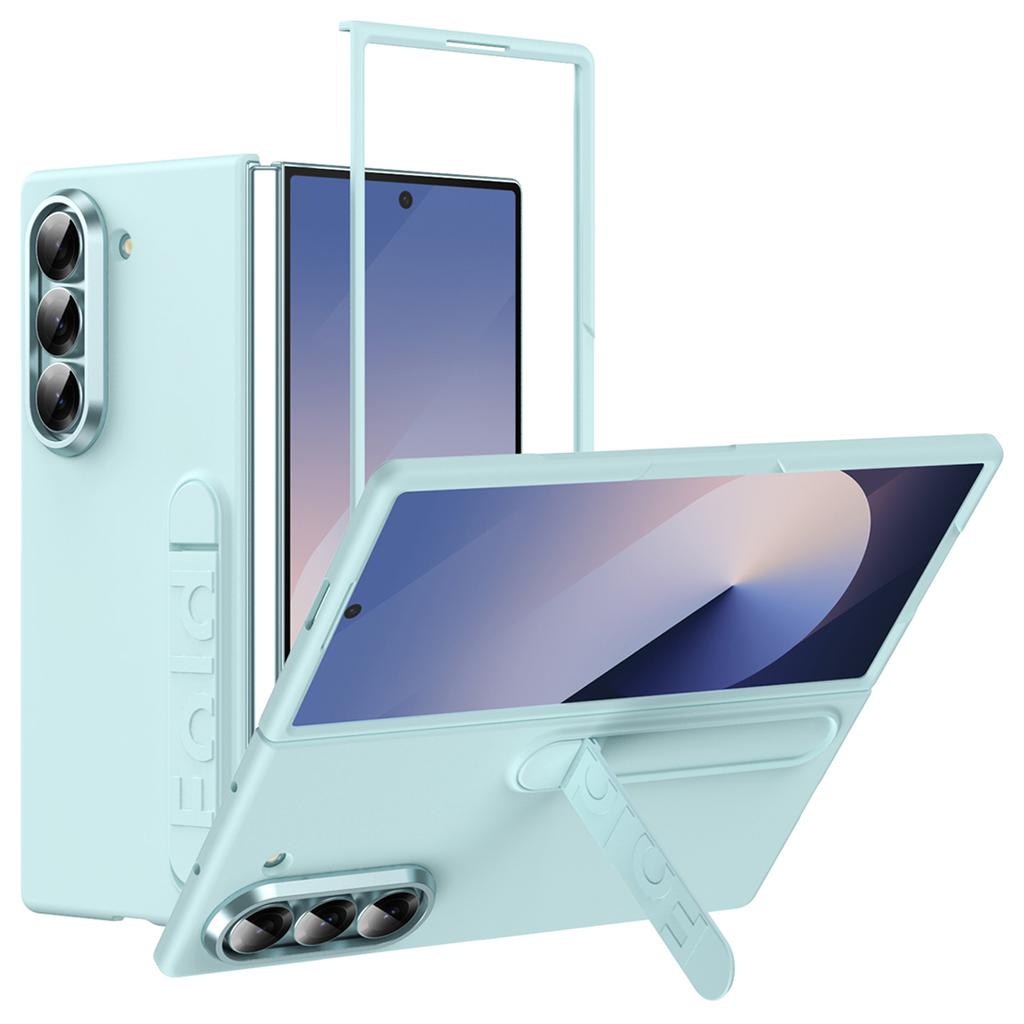 For Samsung Galaxy Z Fold6 5G Case Kickstand Hard PC Phone Cover (without Screen Protector)